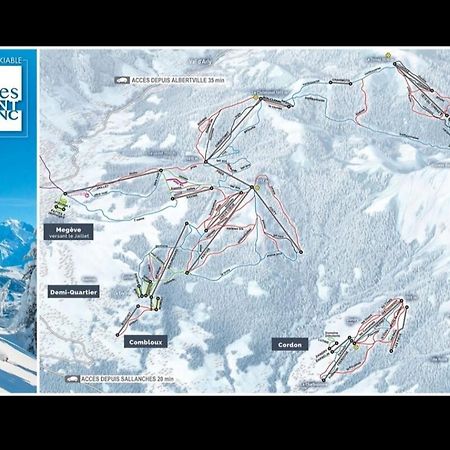 Studio Porte Du Mont Blanc Combloux Aux Pieds Des Pistes Kültér fotó