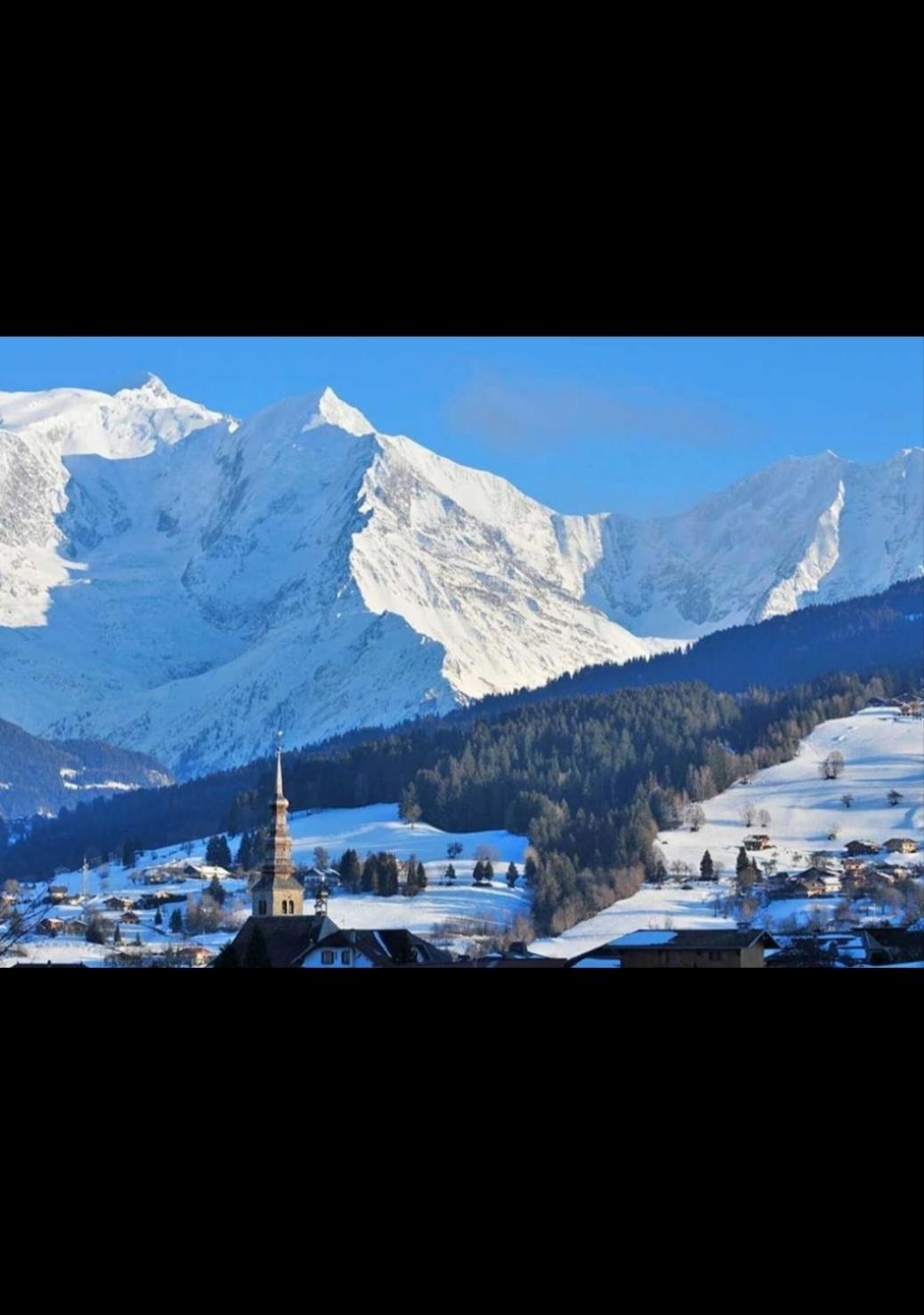 Studio Porte Du Mont Blanc Combloux Aux Pieds Des Pistes Kültér fotó